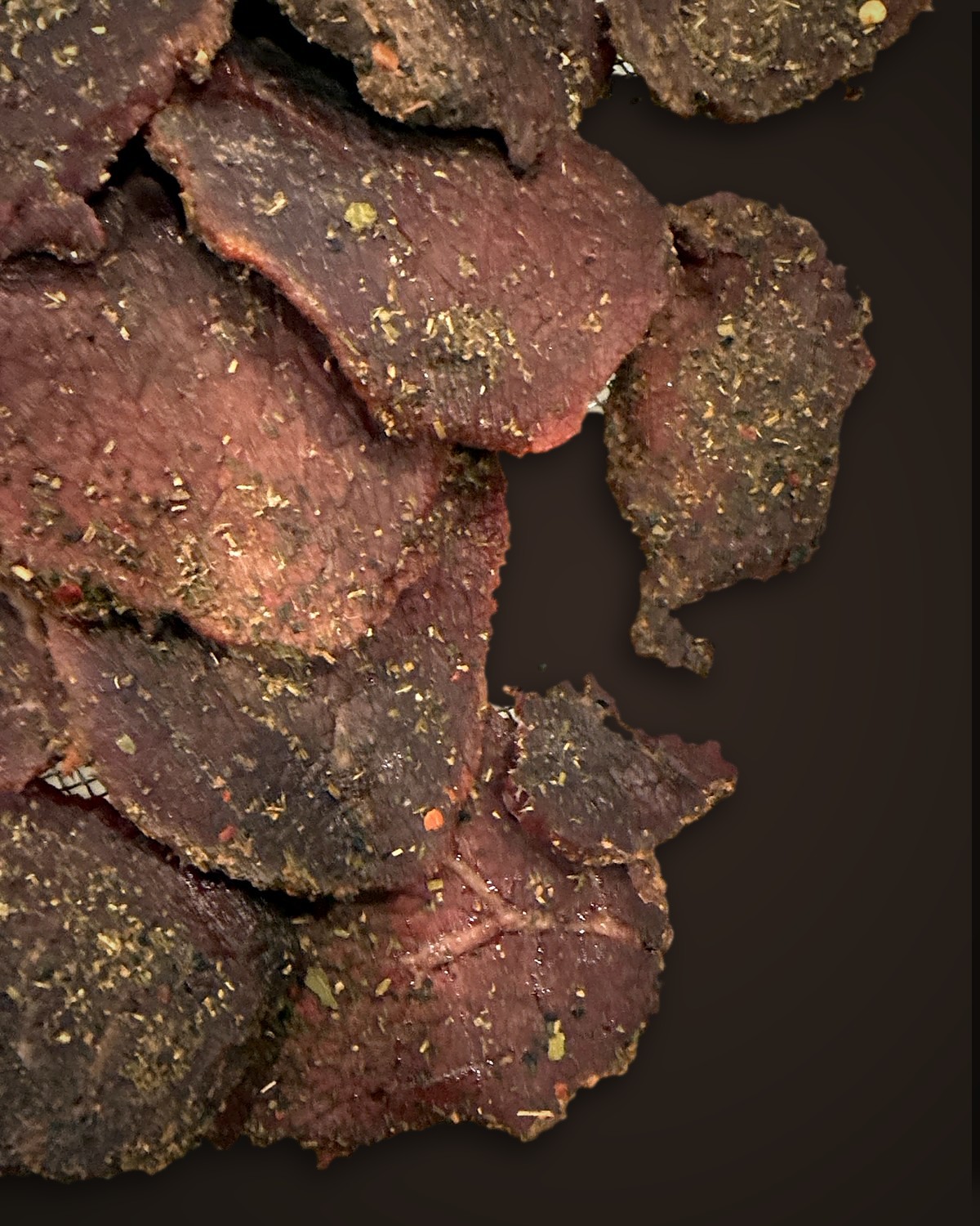 Nahaufnahme BRÖCKLI Beef Jerky